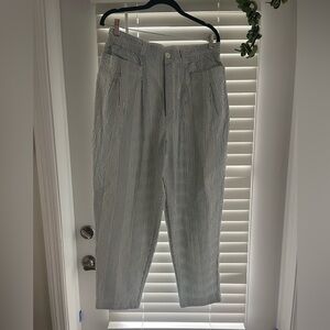Free People Seersucker Pants NWOT